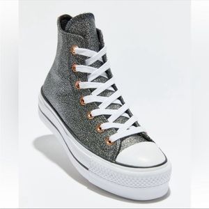 Glitter platform converse